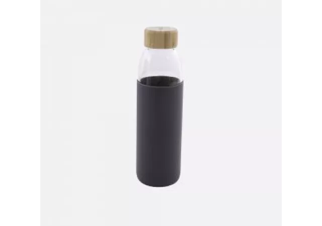 glazen fles donker grijs 580ml PV-LIV-7102