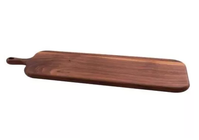 Serveerplank walnoot met handvat (60x16,5cm)