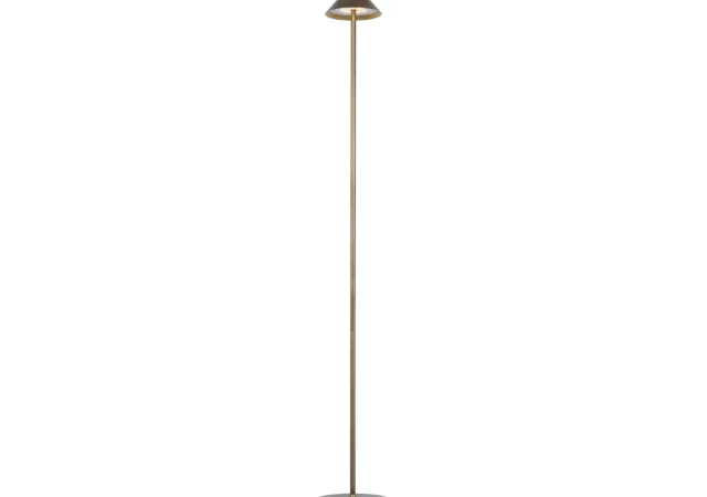 staanlamp brons Incl. LED 3W oplaadbaar