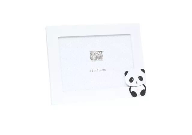 Fotokader panda wit (13x18cm)