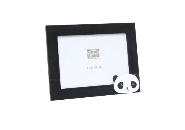 Fotokader panda zwart (13x18)