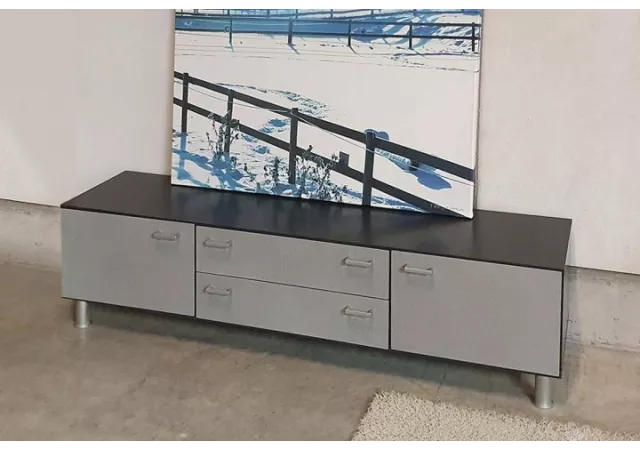 TV-meubel carbonide grijs (150 cm)